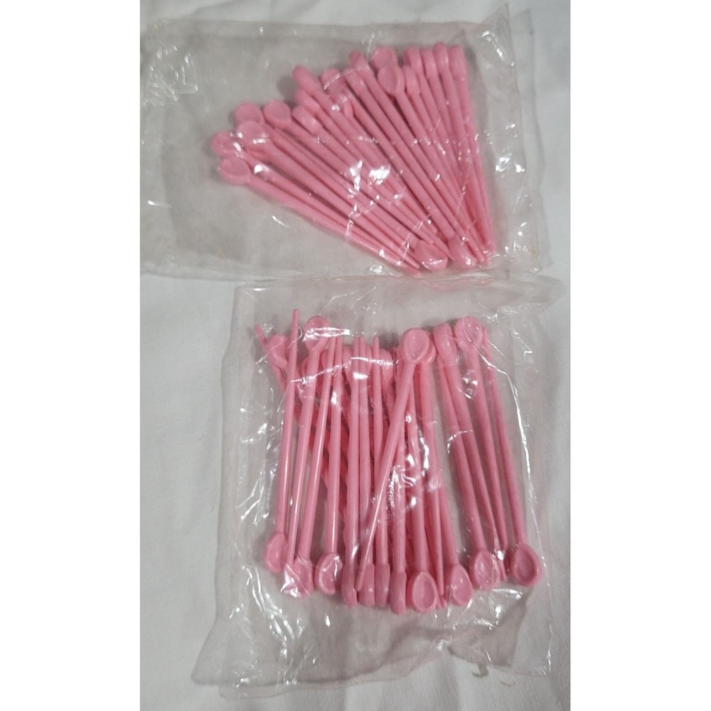Vintage Goody Hair Roller Pins Pics Fasteners 48 Piece Pink Plastic unbreakable
